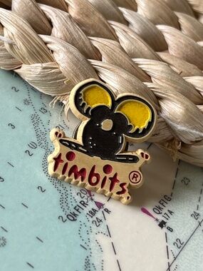 Vintage 70s Tim Hortons Timbit Pin